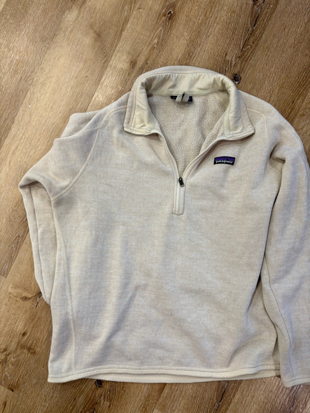 Patagonia Men’s Half-Zip Fleece Pullover - Cream